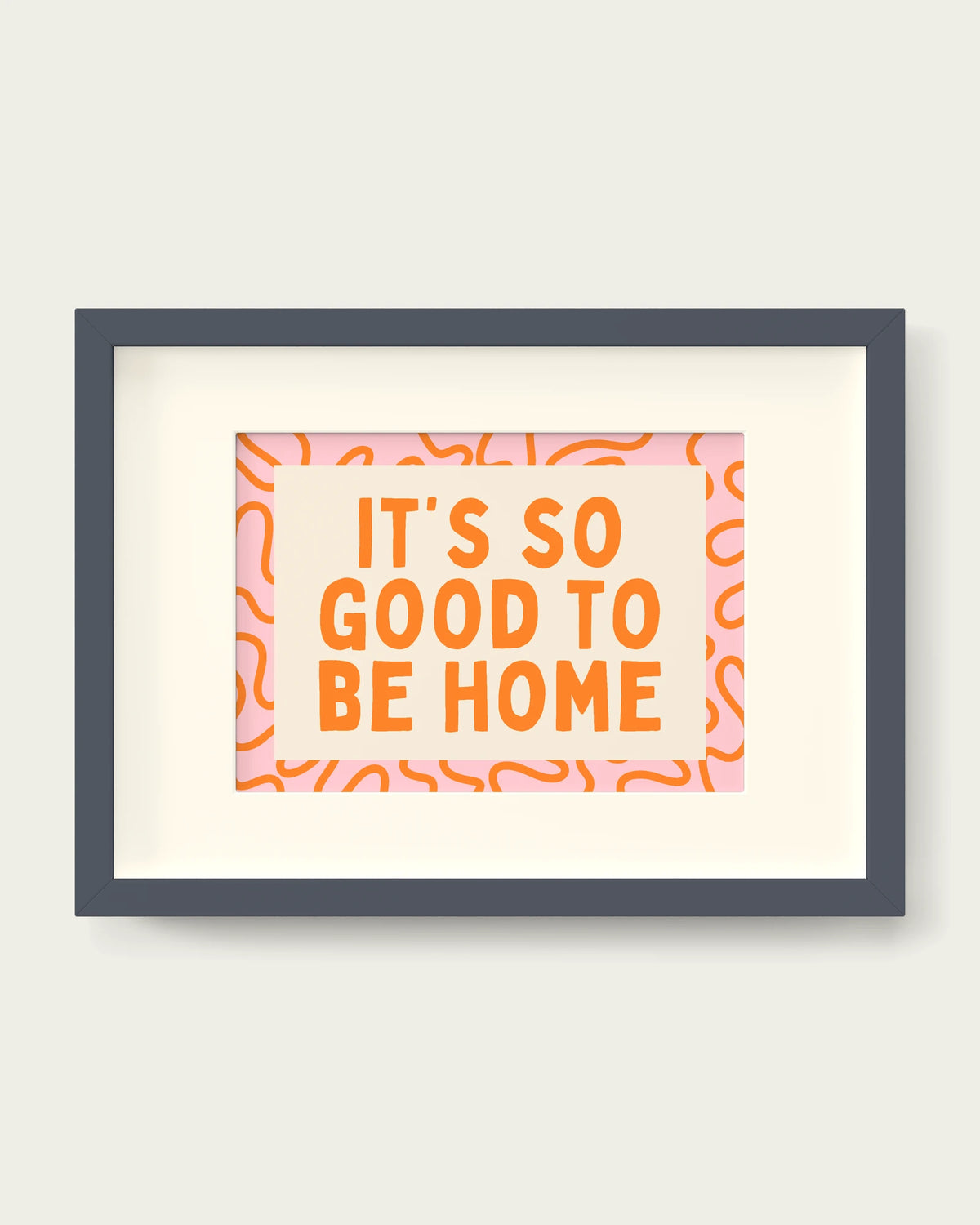 Orange-&-Blush-Pink/Dark Grey+mount