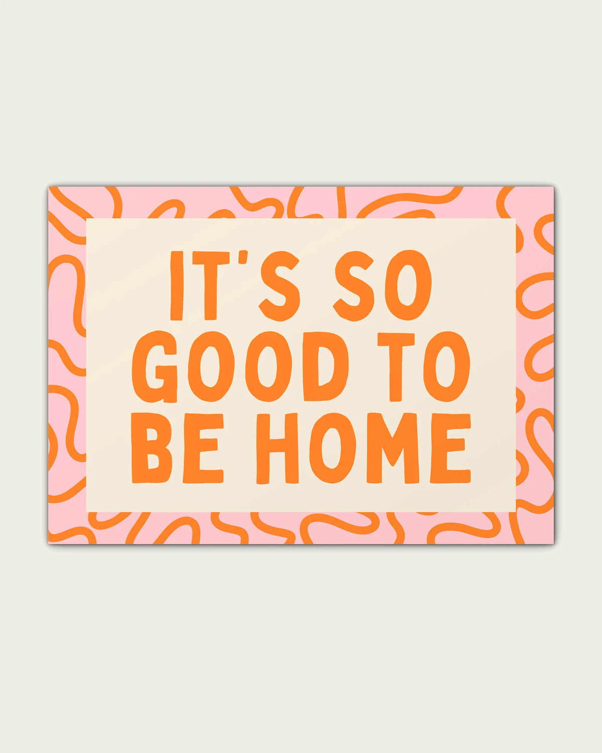 Orange-&-Blush-Pink/Unframed