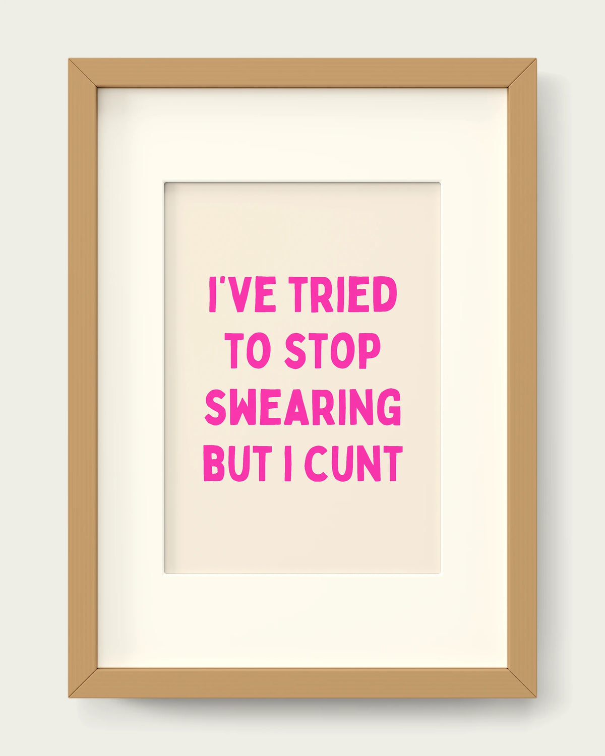 Hot-Pink/Oak+mount