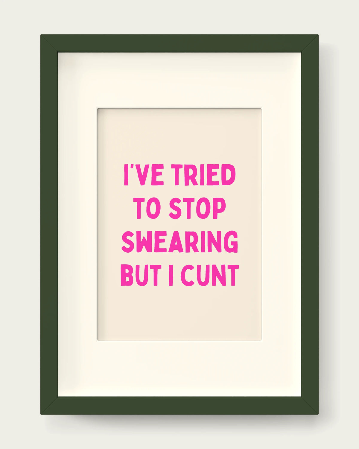 Hot-Pink/Dark Green+mount
