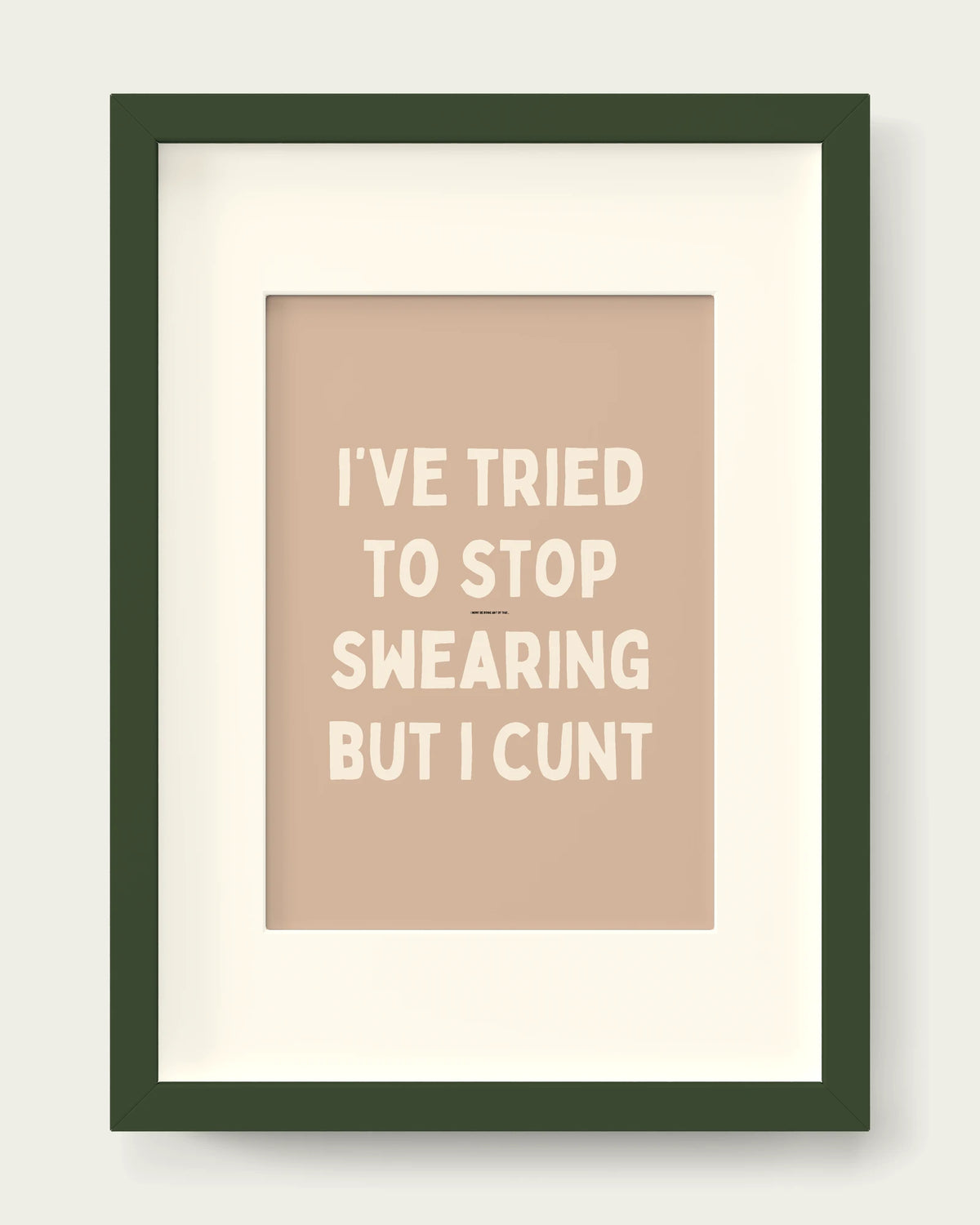 Toast/Dark Green+mount