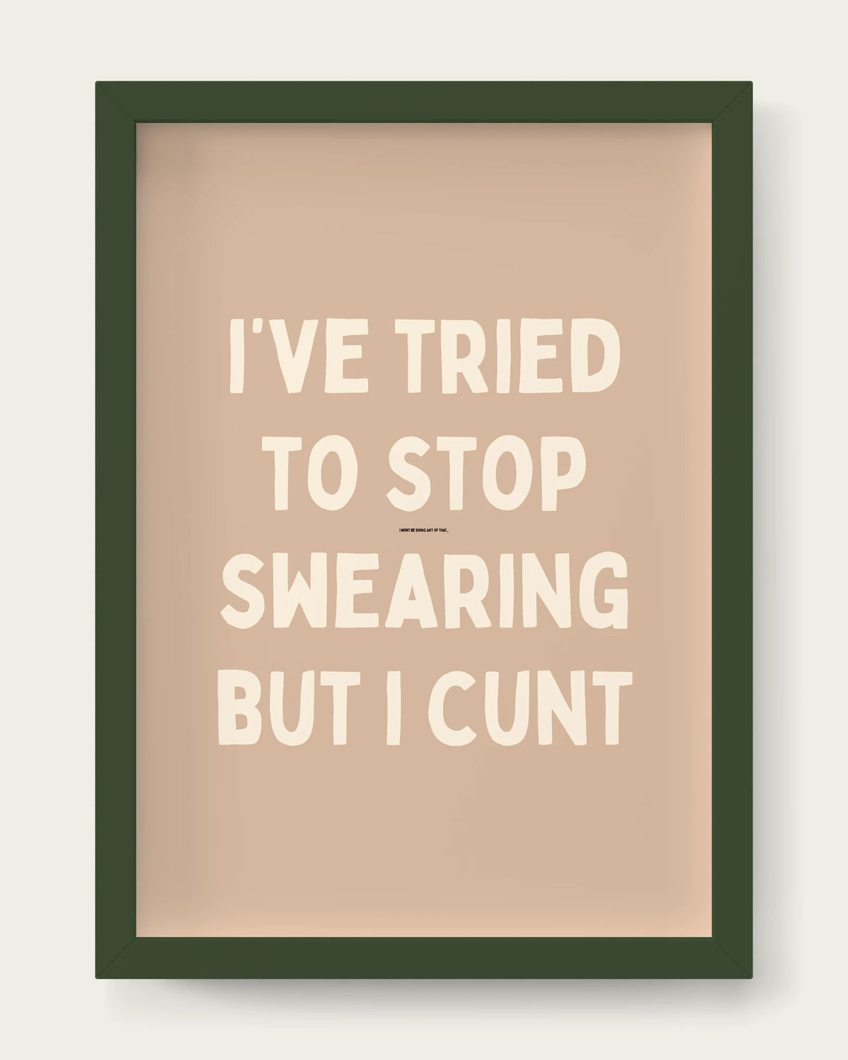 Toast/Dark Green