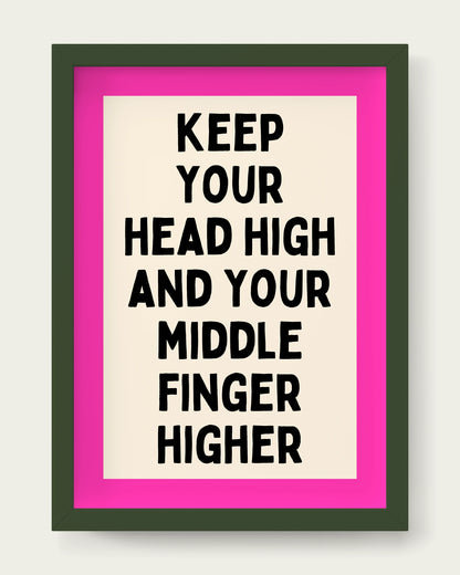 Hot-Pink/Dark Green