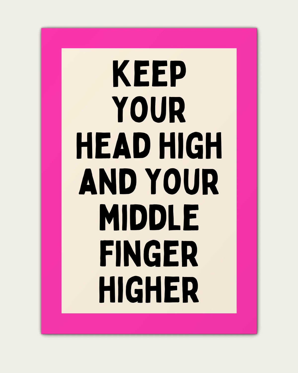 Hot-Pink/Unframed