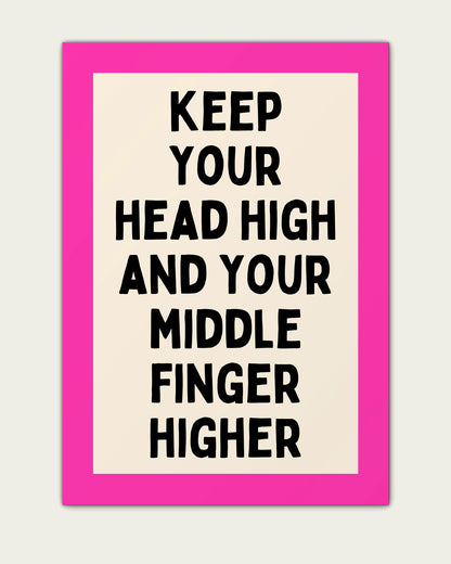 Hot-Pink/Unframed
