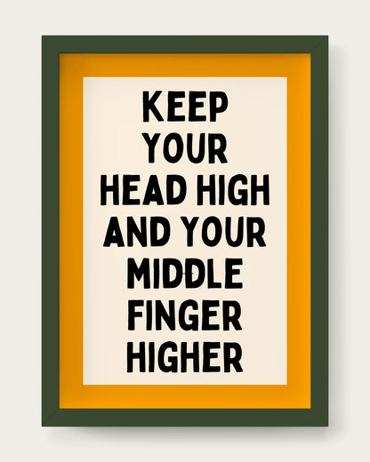 Mustard/Dark Green