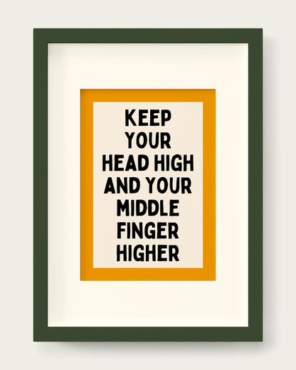 Mustard/Dark Green+mount