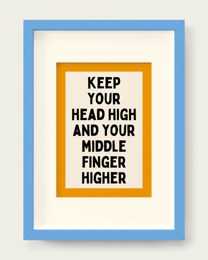 Mustard/Sky Blue+mount