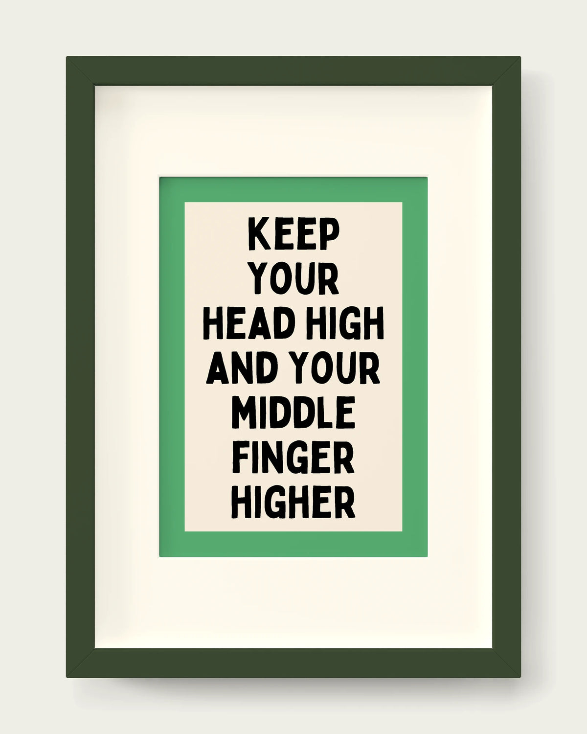 Pickle/Dark Green+mount
