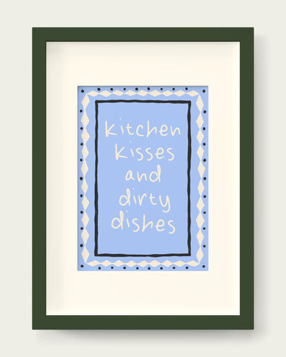 Cornflower/Dark Green+mount