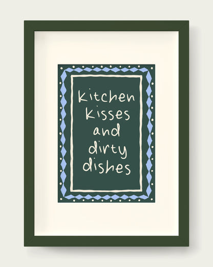Forest-Green-&-Cornflower/Dark Green+mount