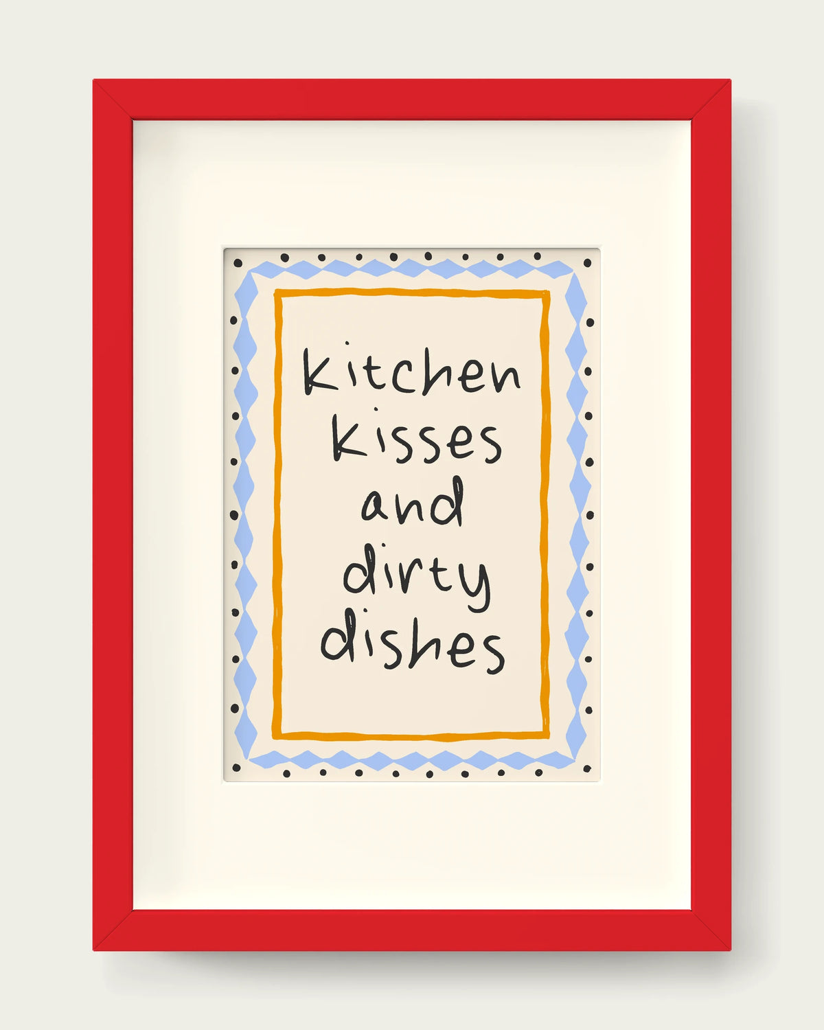 Mustard-&-Cornflower/Red+mount
