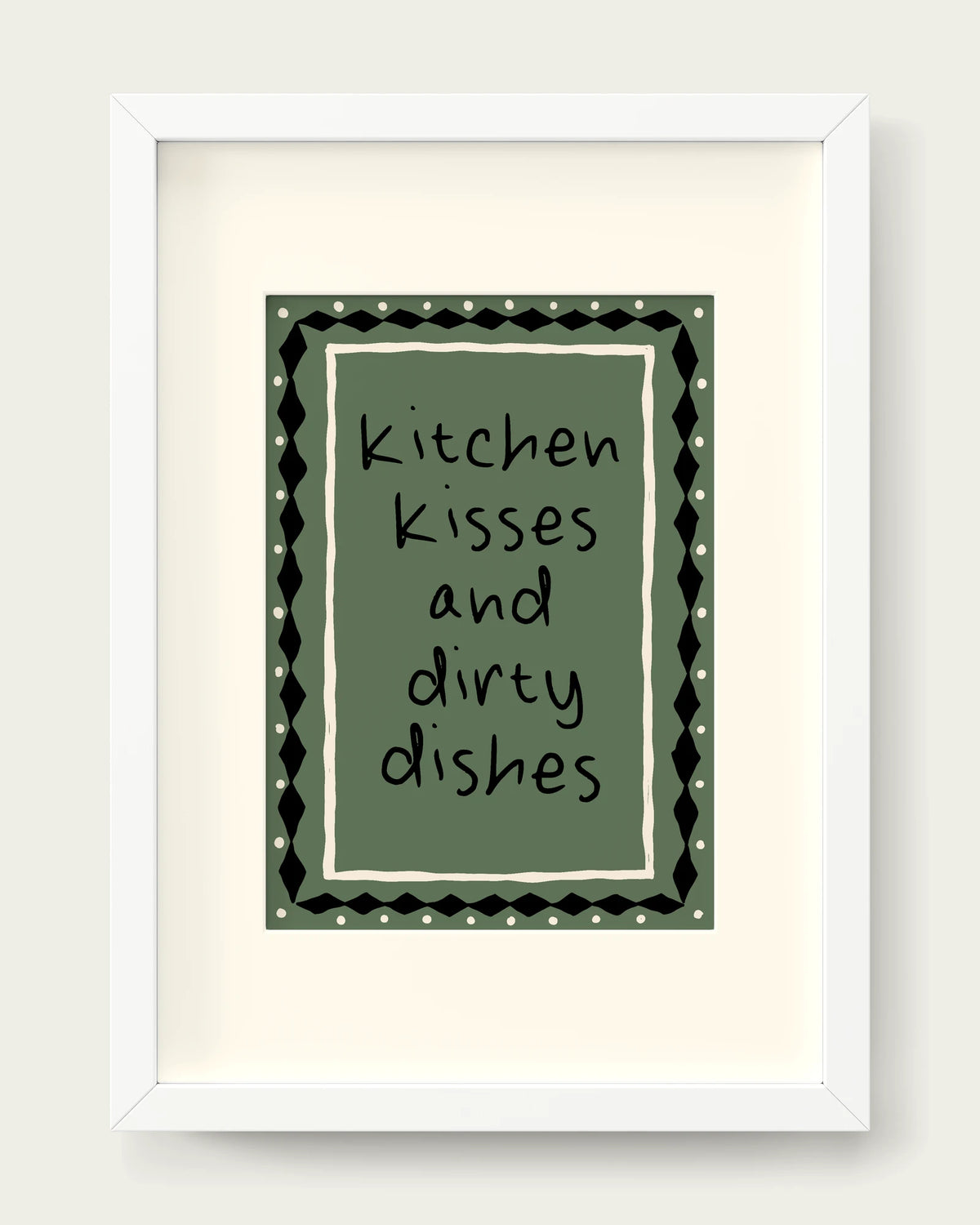 Olive-Green/White+mount