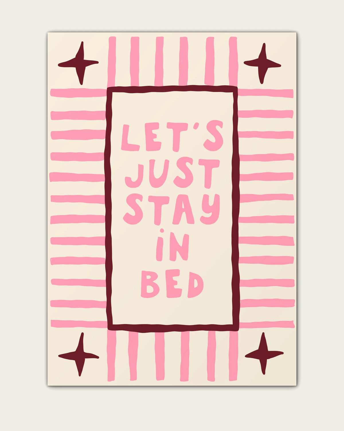 Blush-Pink-&-Plum/Unframed