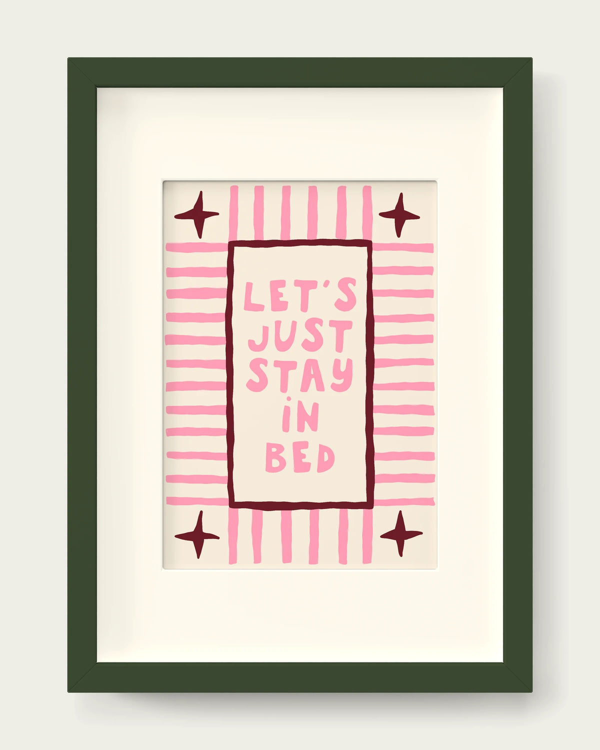 Blush-Pink-&-Plum/Dark Green+mount