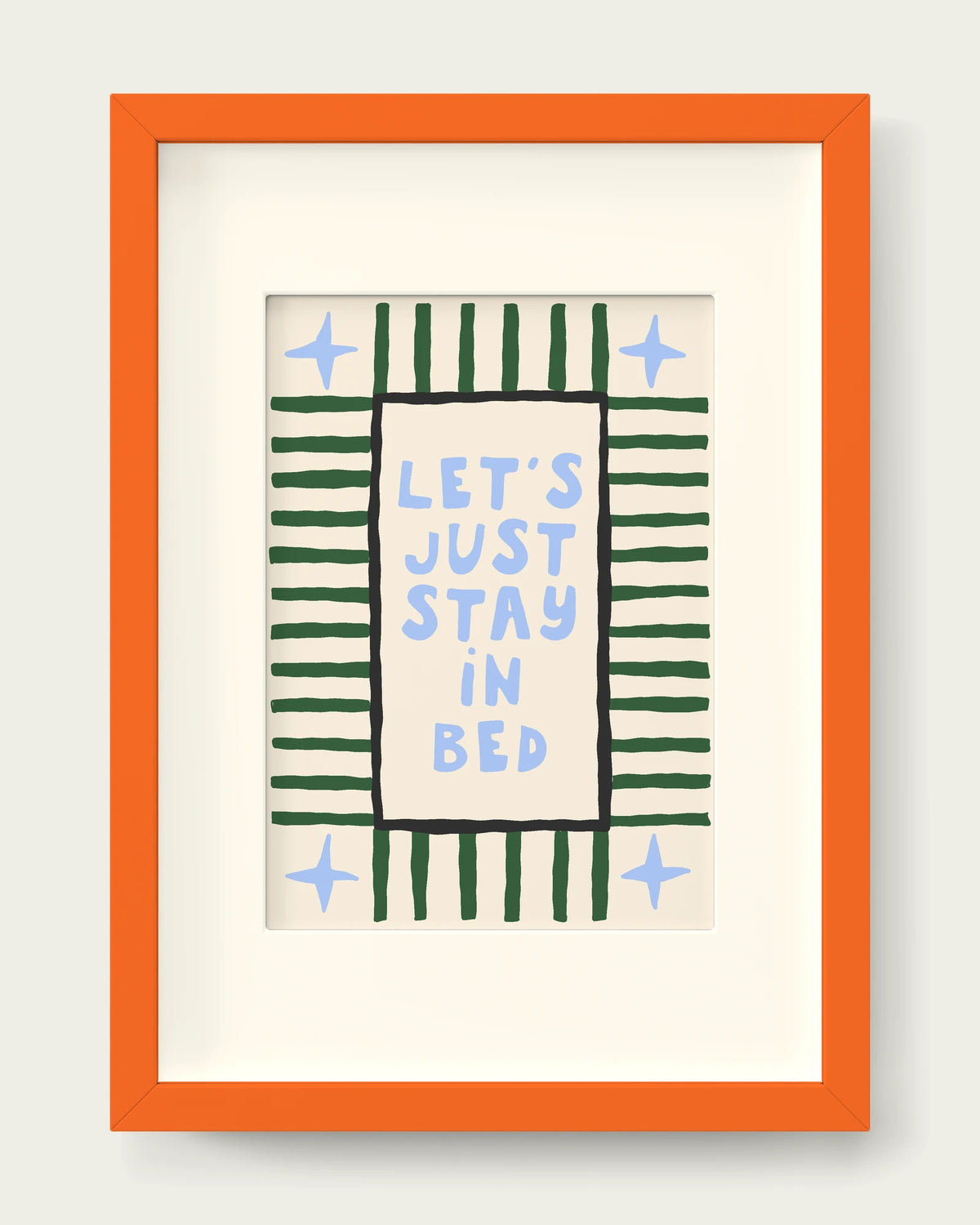 Cornflower-&-Hunter-Green/Orange+mount