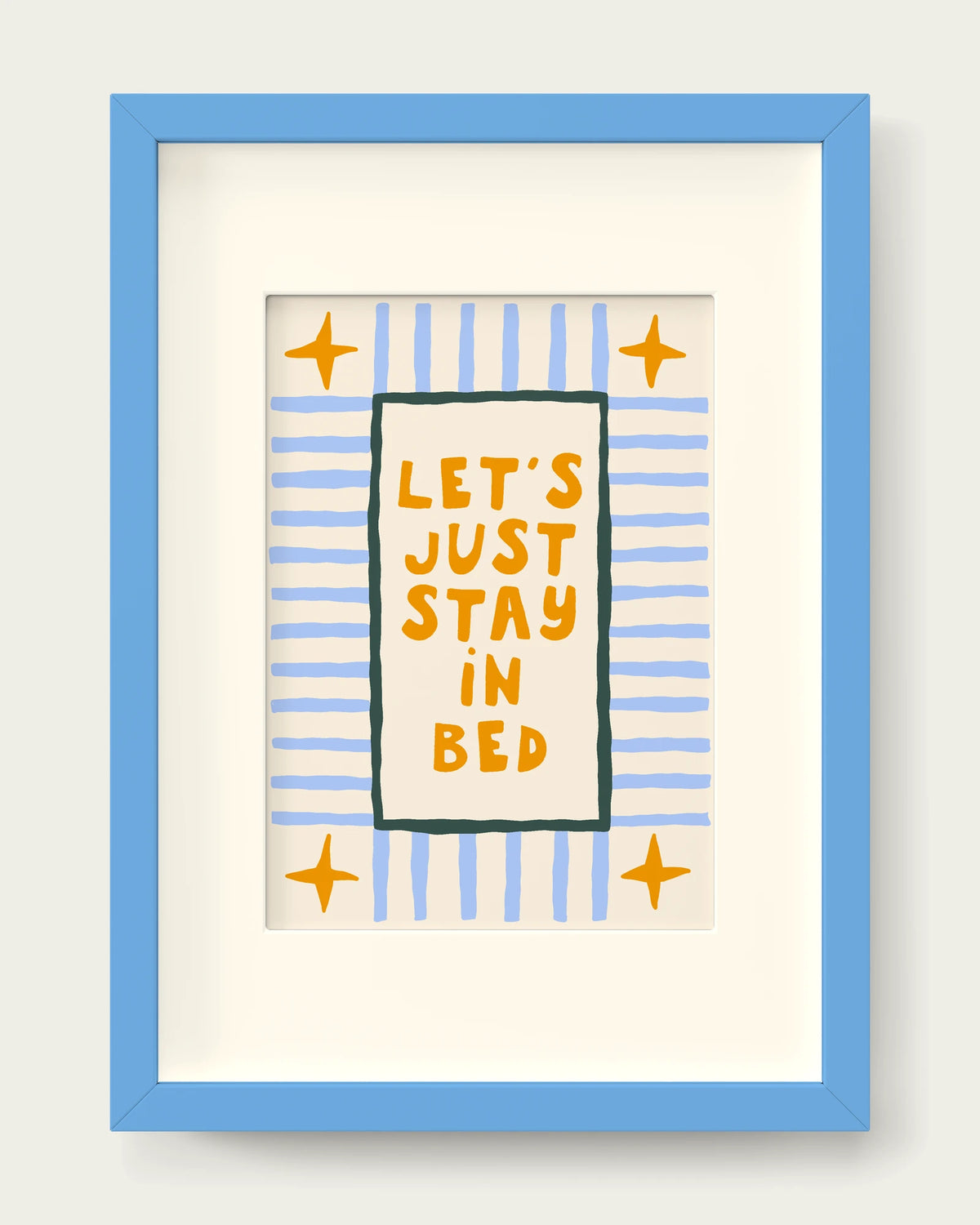 Mustard-&-Cornflower/Sky Blue+mount