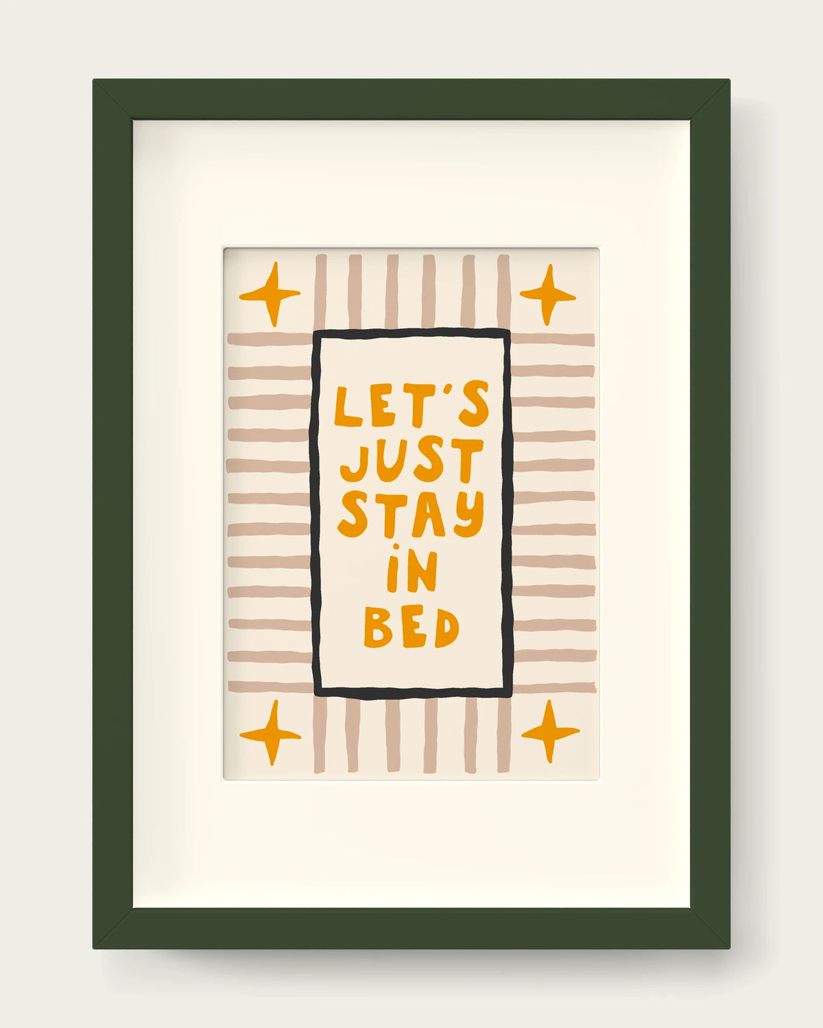 Mustard-&-Toast/Dark Green+mount