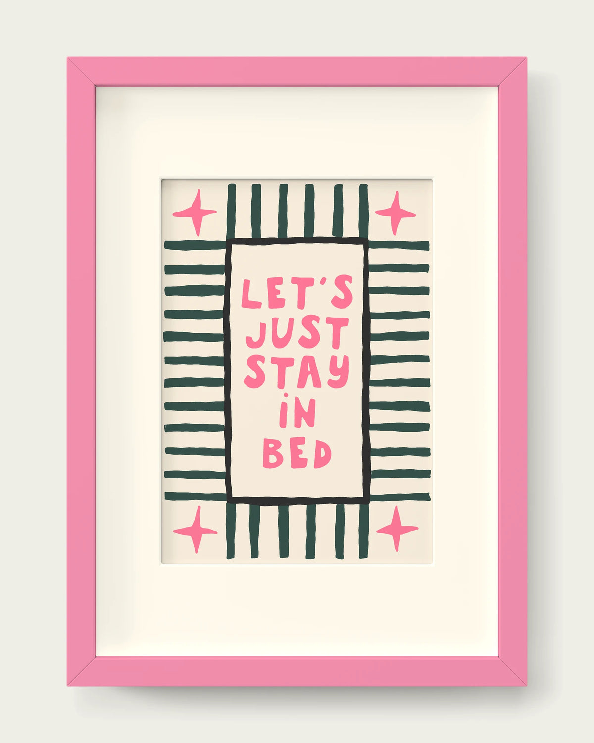 Watermelon-&-Forest-Green/Pink+mount