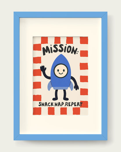 Lobster/Sky Blue+mount
