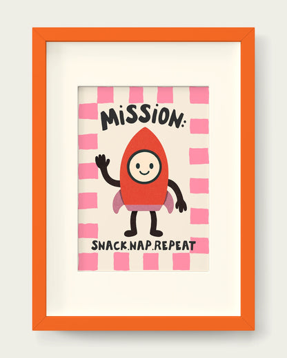 Blush-Pink/Orange+mount