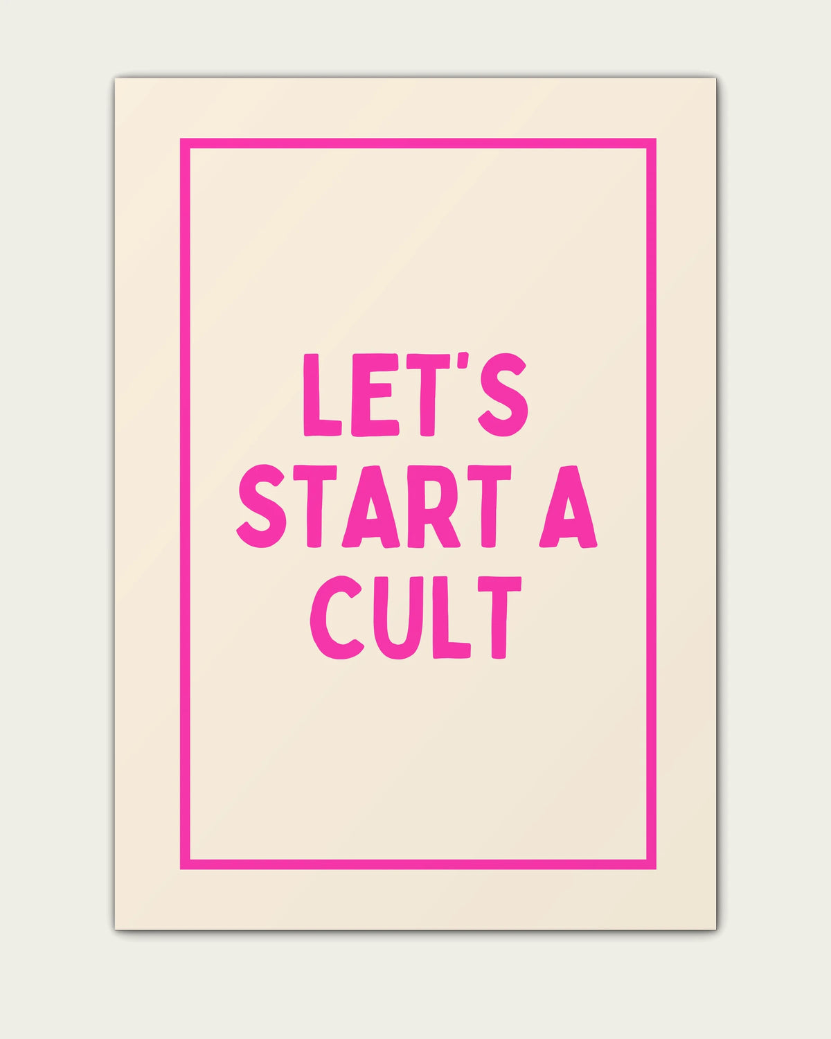 Hot-Pink/Unframed