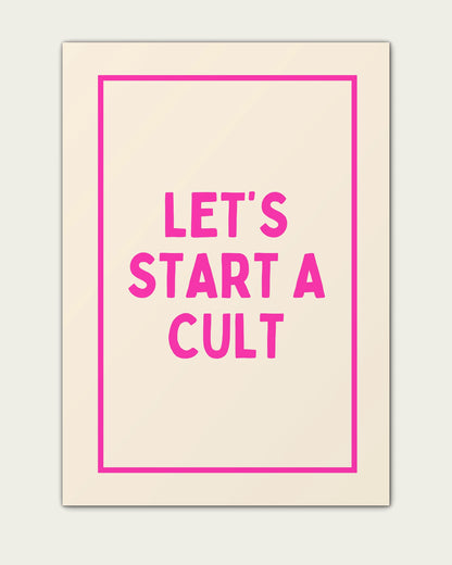 Hot-Pink/Unframed