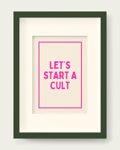 Hot-Pink/Dark Green+mount