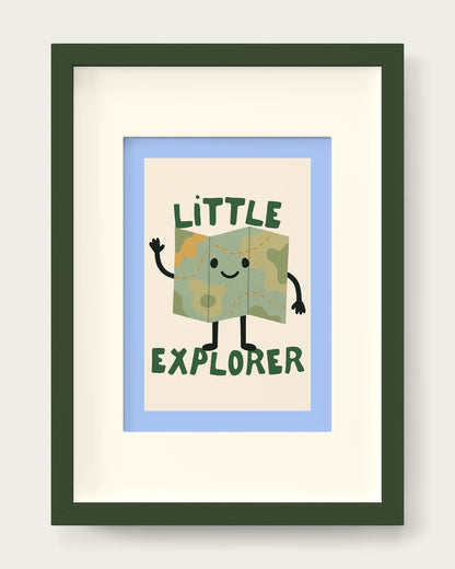 Cornflower/Dark Green+mount