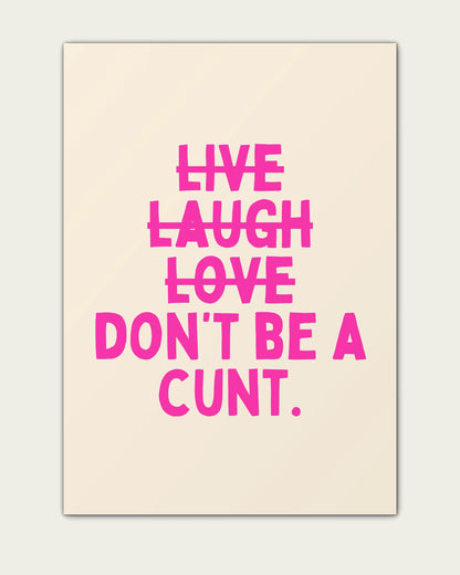 Hot-Pink/Unframed