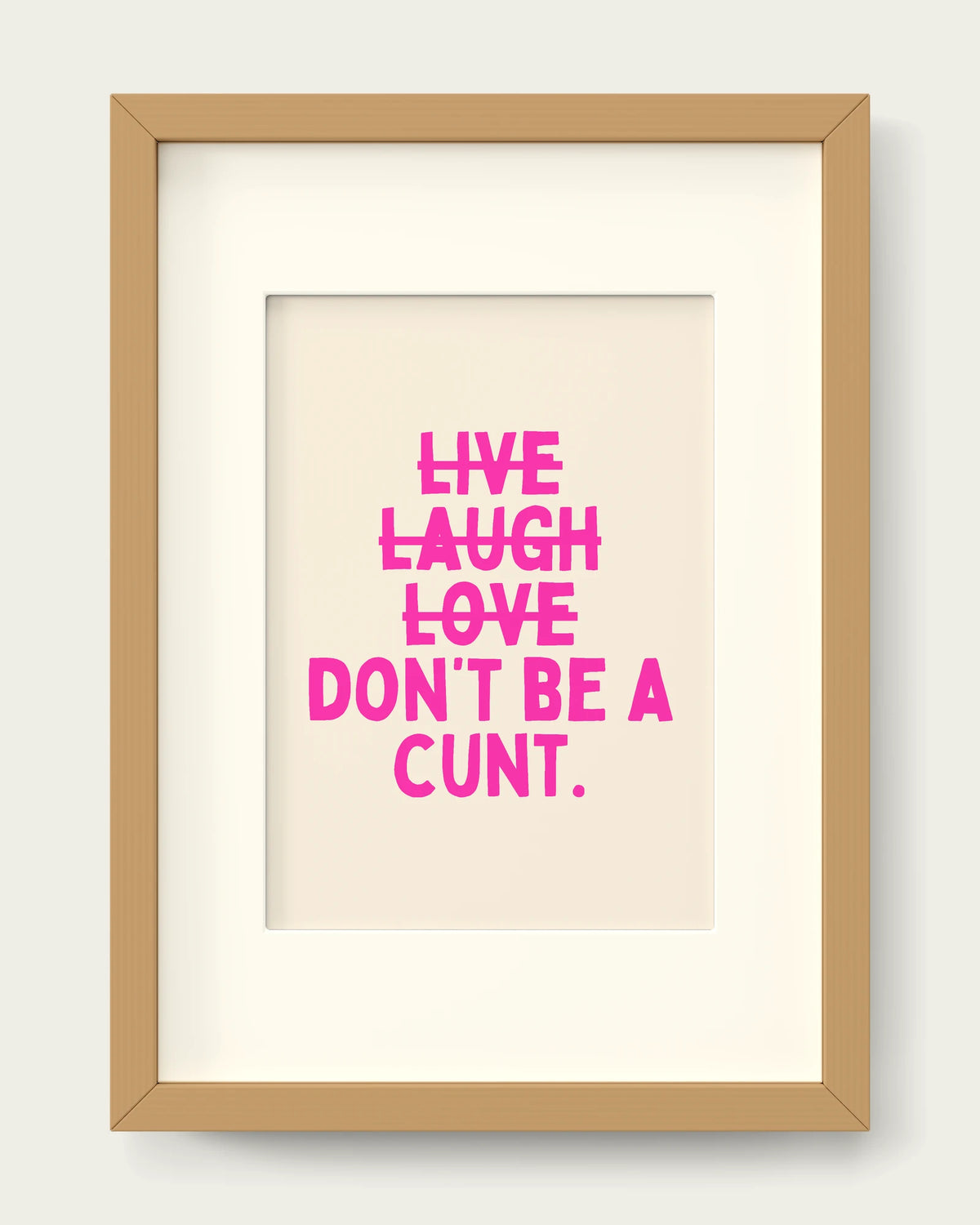 Hot-Pink/Oak+mount