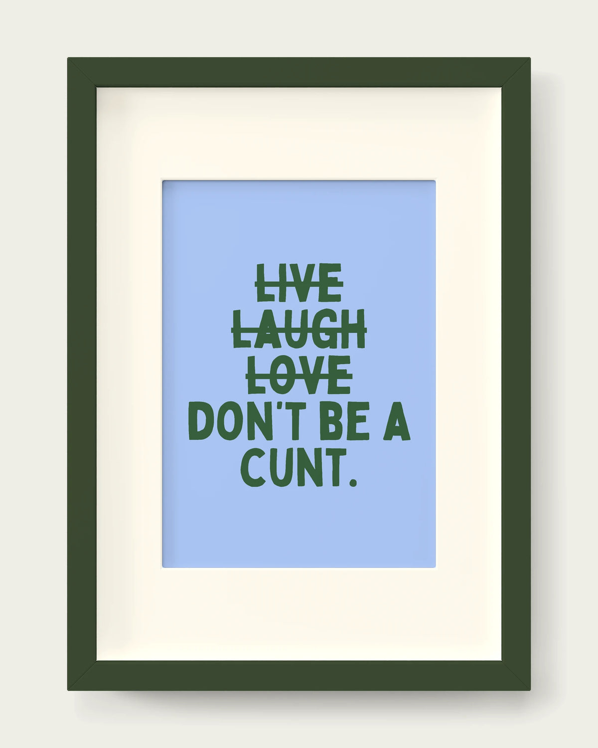 Hunter-Green-&-Cornflower/Dark Green+mount