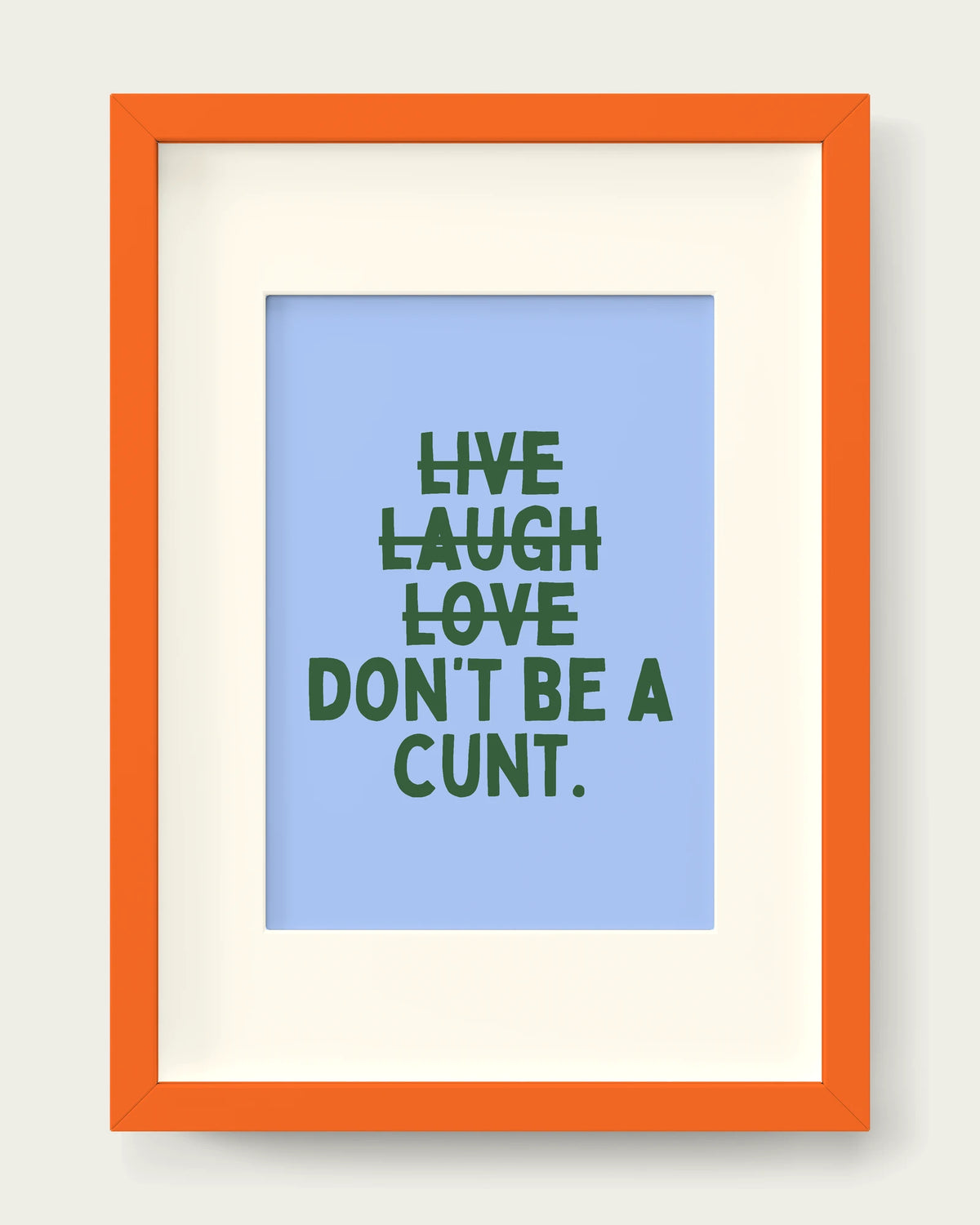 Hunter-Green-&-Cornflower/Orange+mount