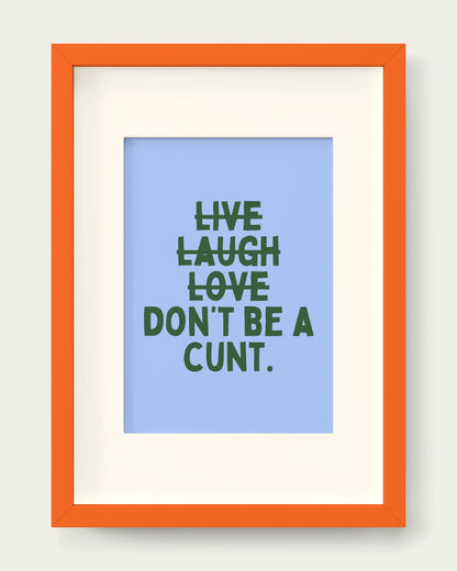 Hunter-Green-&-Cornflower/Orange+mount