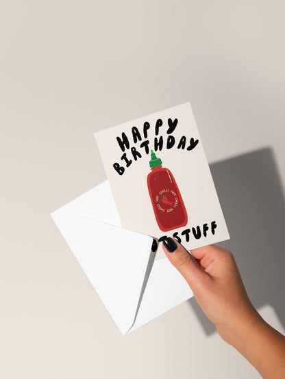 Happy Birthday Hot Stuff | Greeting Card