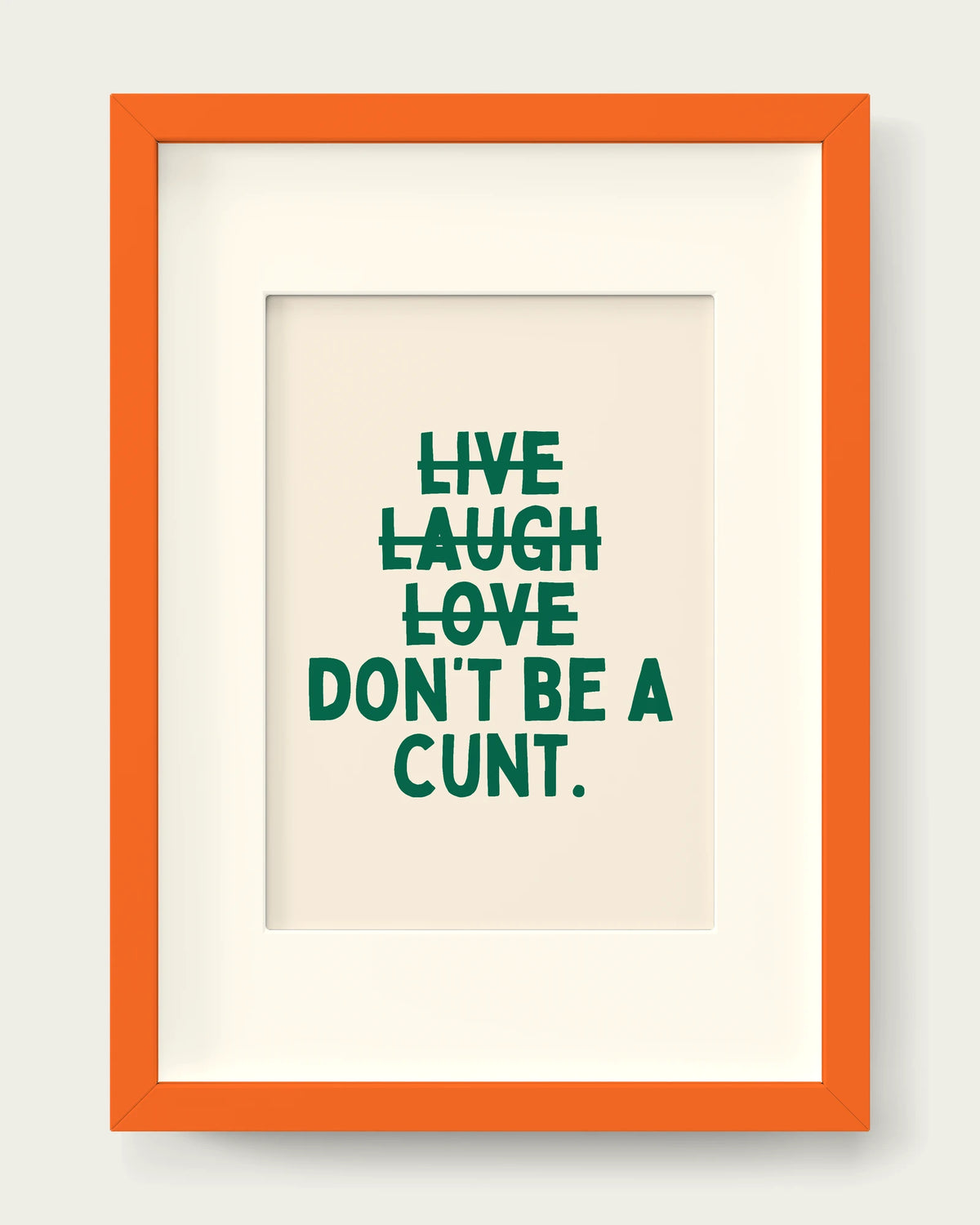 Hunter-Green/Orange+mount