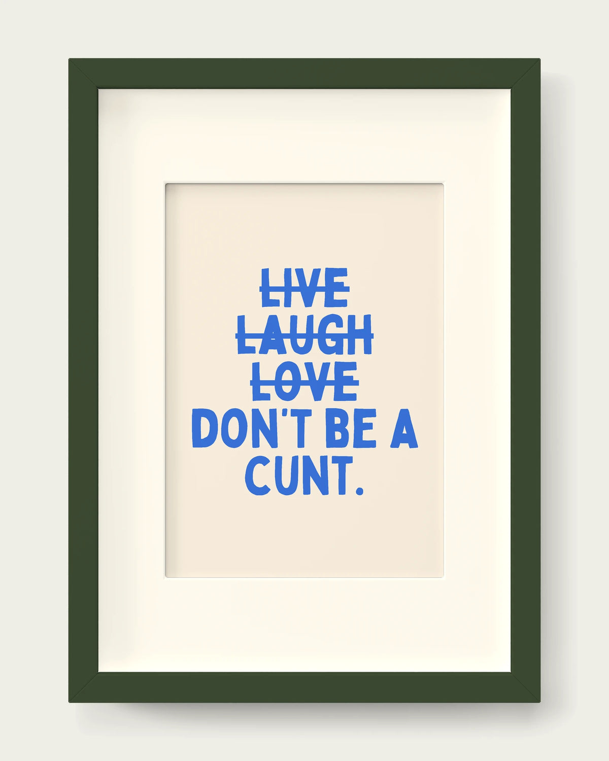 True-Blue/Dark Green+mount