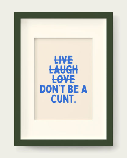 True-Blue/Dark Green+mount