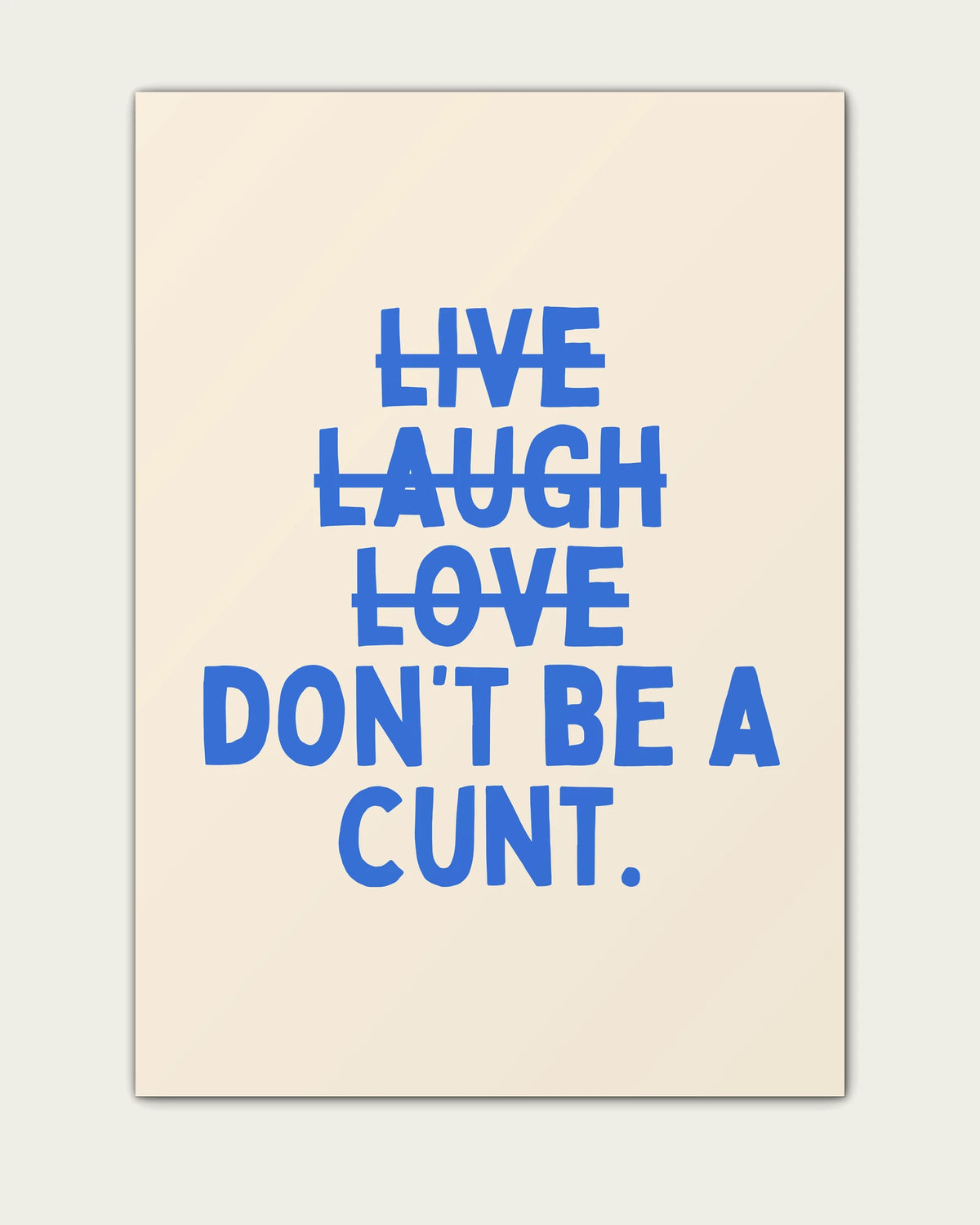 True-Blue/Unframed