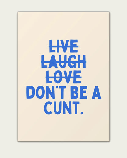 True-Blue/Unframed