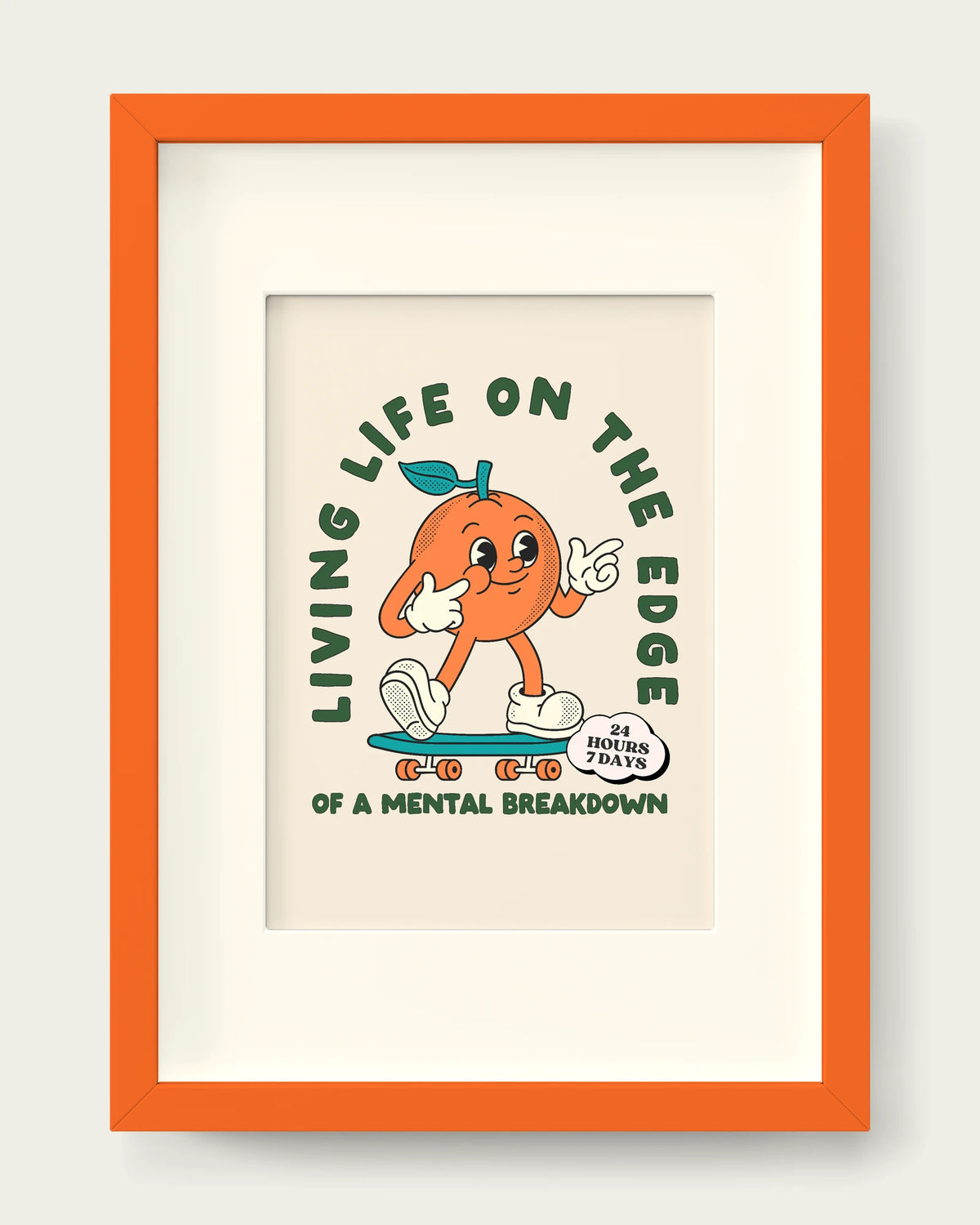 Hunter-Green-&-Cream/Orange+mount