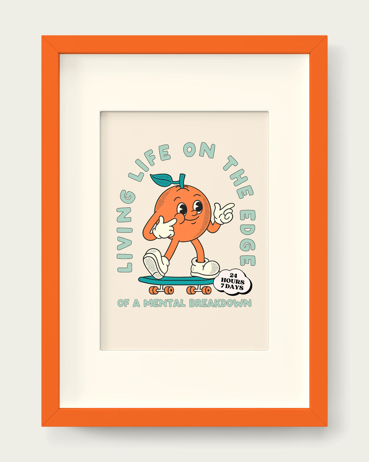 Seafoam-&-Cream/Orange+mount