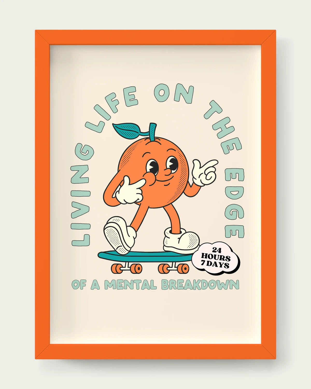 Seafoam-&-Cream/Orange