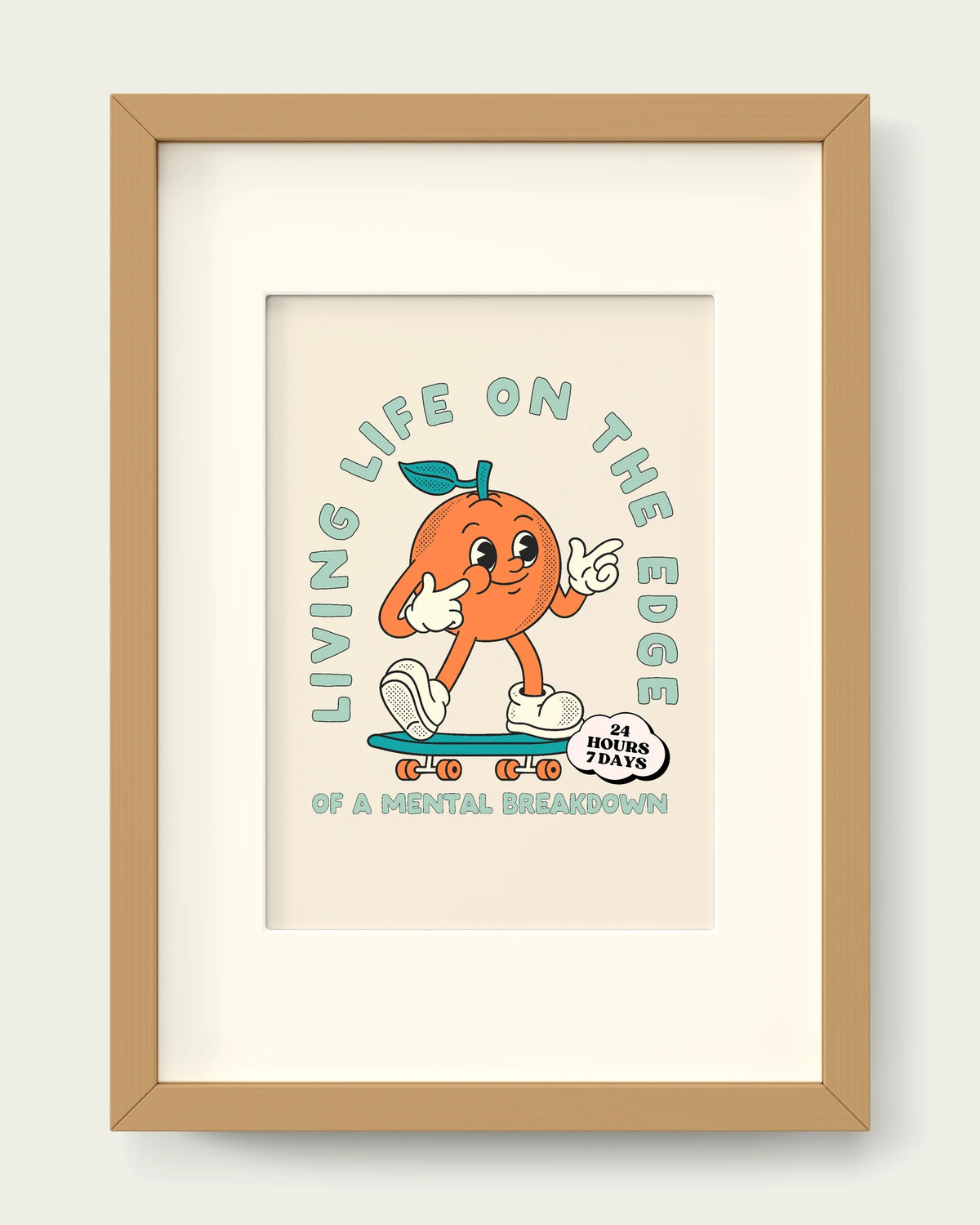 Seafoam-&-Cream/Oak+mount