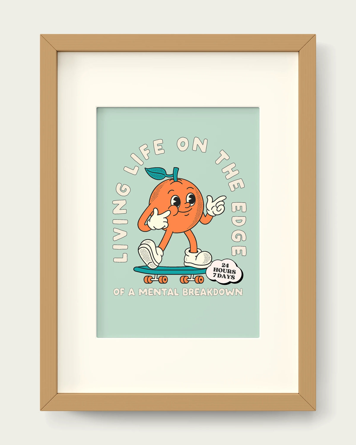 Seafoam/Oak+mount