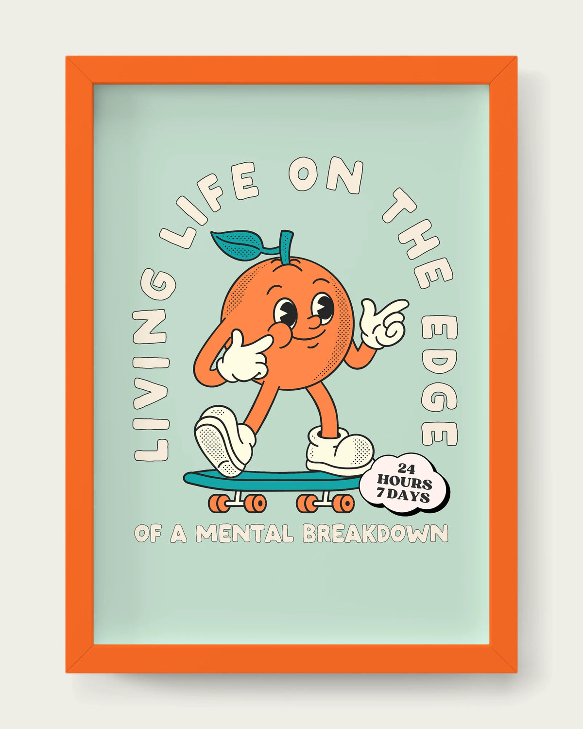 Seafoam/Orange