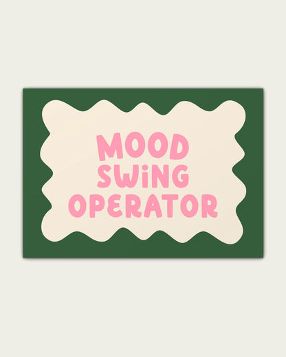 Blush-Pink-&-Hunter-Green/Unframed