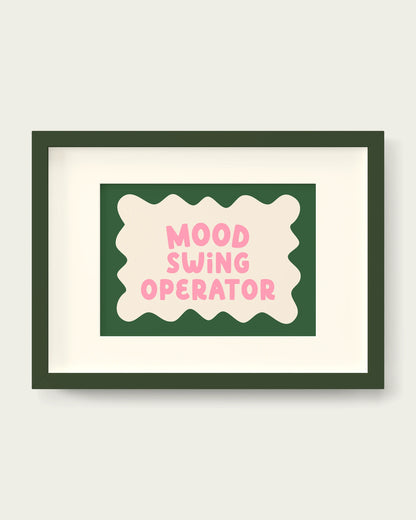 Blush-Pink-&-Hunter-Green/Dark Green+mount