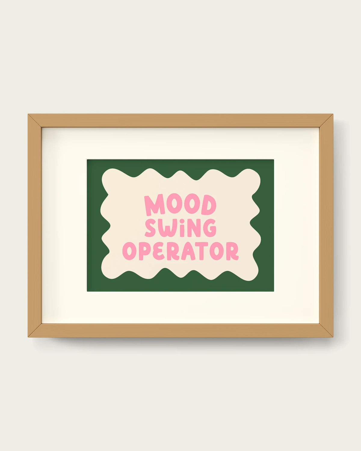 Blush-Pink-&-Hunter-Green/Oak+mount