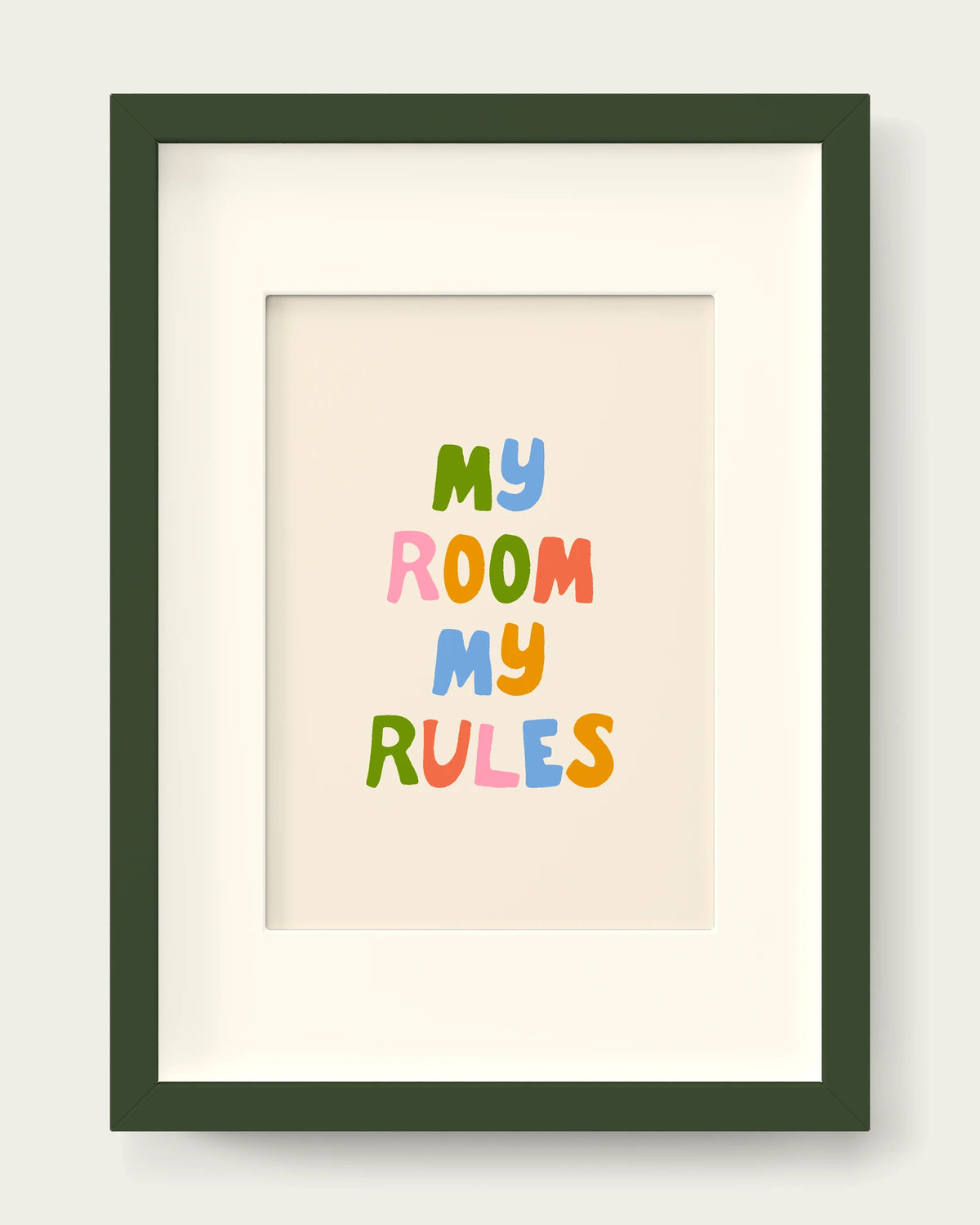 Rainbow/Dark Green+mount